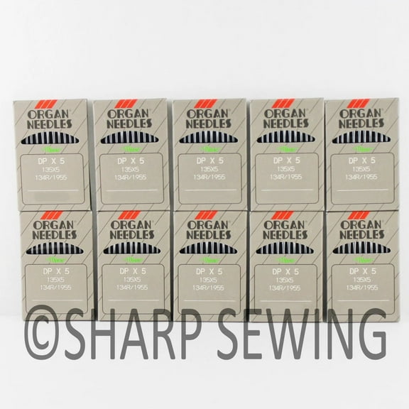 Teamwork 100 ORGAN 135X7 SIZE# 12/80 LOCKSTITCH NEEDLES 135X5 DPX7 134R