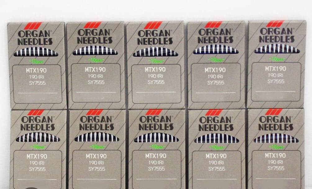 Teamwork 100 ORGAN  #18 190R, MTX190 SEWING MACHINE NEEDLES for PFAFF, ADLER