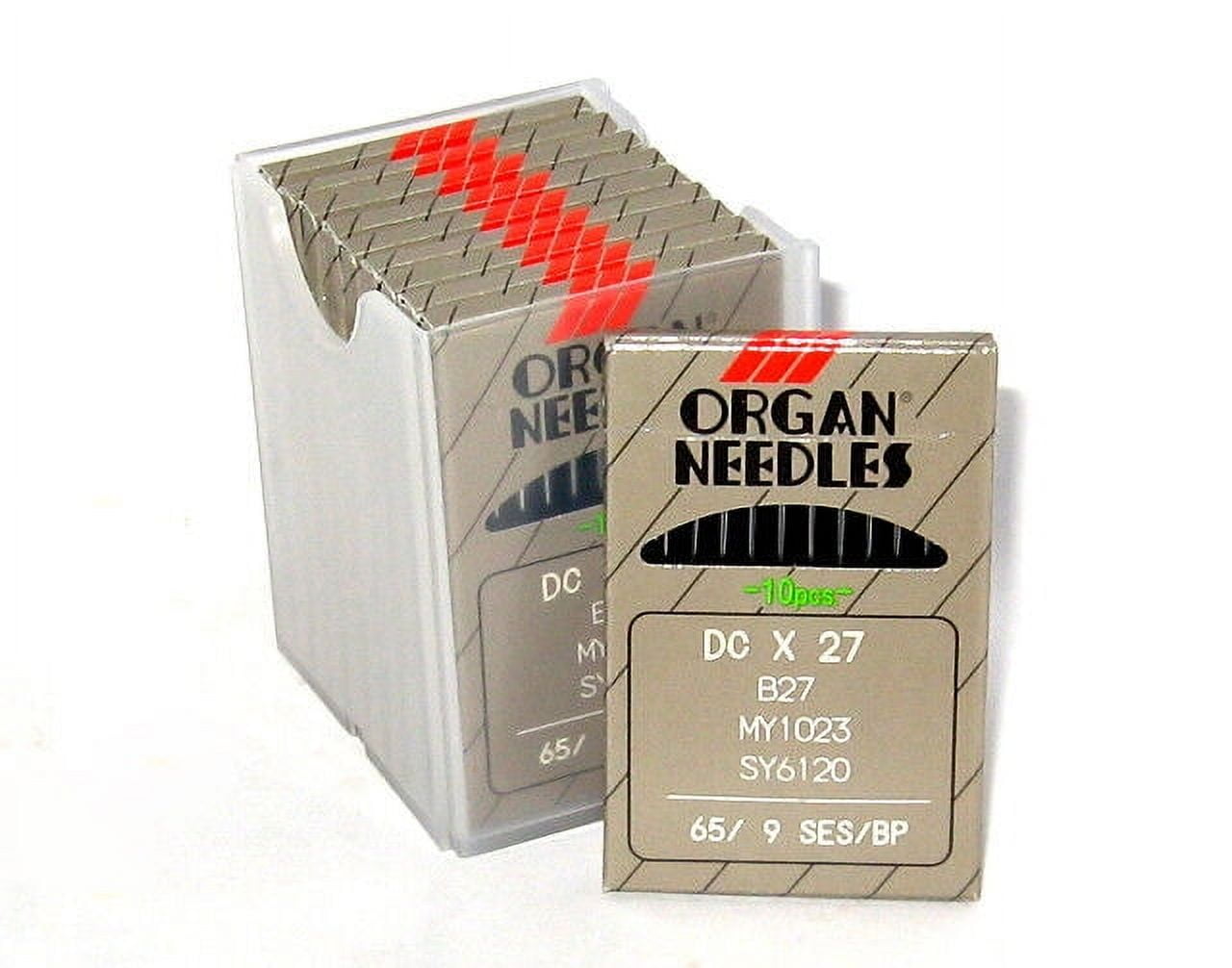 Teamwork 100 ORGAN  B-27 SIZE#9/65 OVERLOCK SERGER BALLPOINT NEEDLES DCX27