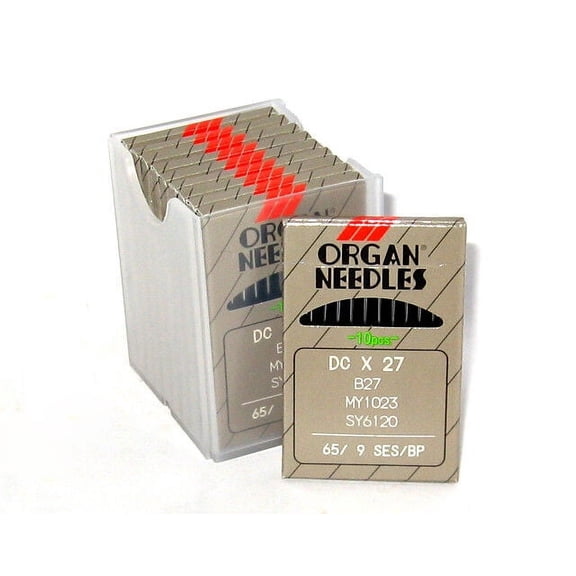 Teamwork 100 ORGAN  B-27 SIZE#9/65 OVERLOCK SERGER BALLPOINT NEEDLES DCX27