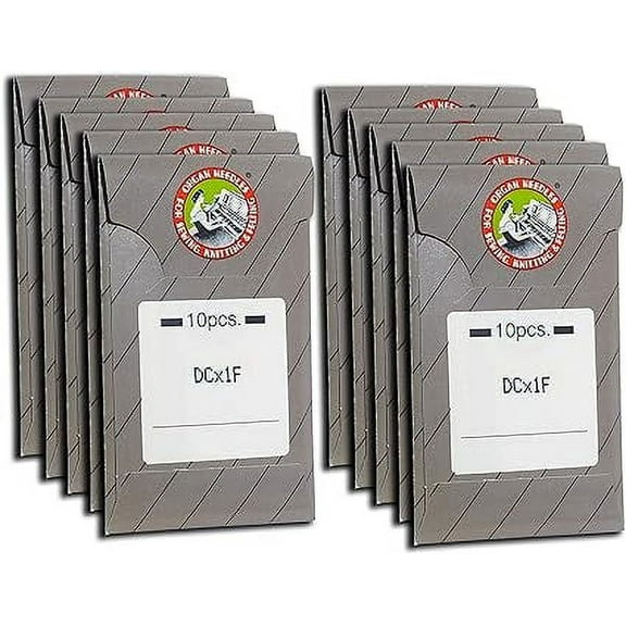 Teamwork 100 ORGAN DCX1F Serger Needles For BABYLOCK SIMPLICITY Overlock Machines (Size 18 (metric 110)