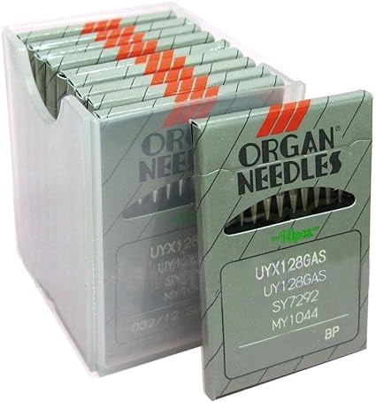 Teamwork 100 ORGAN DCX27 B27 88X1 Overlock Serger Machine Needle (Size 20 (metric 125)