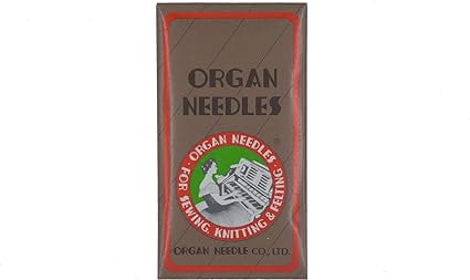 Teamwork 100 ORGAN FLAT SHANK 15X1 HAX1 HOME SEWING MACHINE NEEDLES - SIZE #80/12