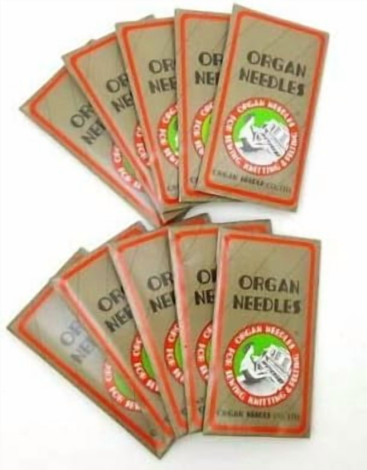 Teamwork 100 Organ #12 SLX75 SERGER OVERLOCK 2054 16X75 Singer 14U Sewing Machine Needles