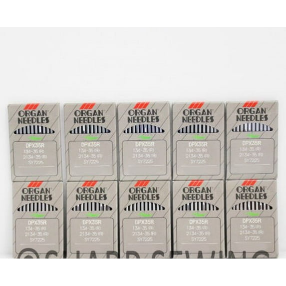 Teamwork 100 Organ 134-35R #22 Regular Point Sewing Machine Needles for PFAFF, Adler