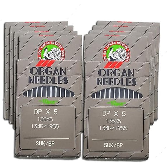 Teamwork 100 Organ 135X5 135X7 DPX5 SY1955 Ball Point Sewing Machine Needles (Size 14 BP - 90)