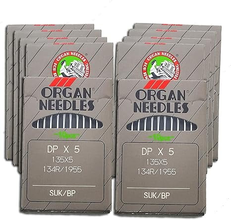 Teamwork 100 Organ 135X5 135X7 DPX5 SY1955 Ball Point Sewing Machine Needles (Size 9 BP - 65)