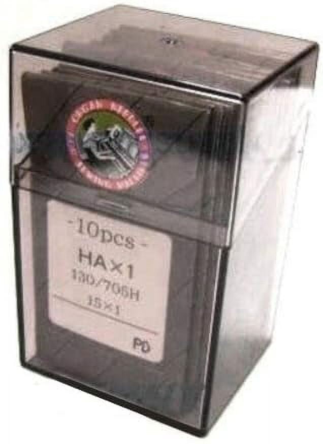 Teamwork 100 Organ 15X1 HAX1 Titanium Flat Shank Home Sewing Machine Needles (Size 12 (Metric Size 80)