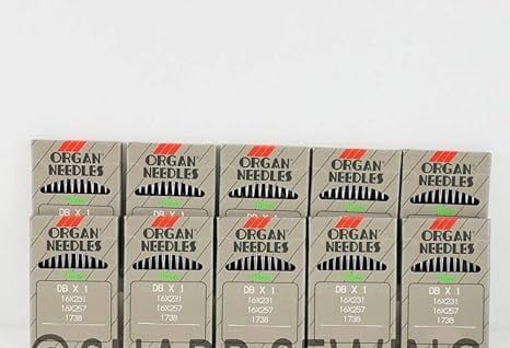 Teamwork 100 Organ 16X257PD #14 Titanium Sewing Machine Needles 16X231PD, DBX1PD 16X95PD
