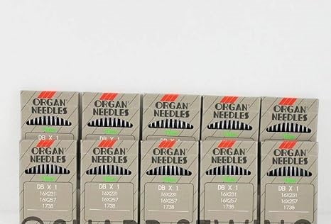 Teamwork 100 Organ 16X257PD #16 Titanium Sewing Machine Needles 16X231PD, DBX1PD 16X95PD