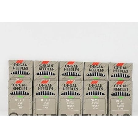 Teamwork 100 Organ 16X257PD #16 Titanium Sewing Machine Needles 16X231PD, DBX1PD 16X95PD