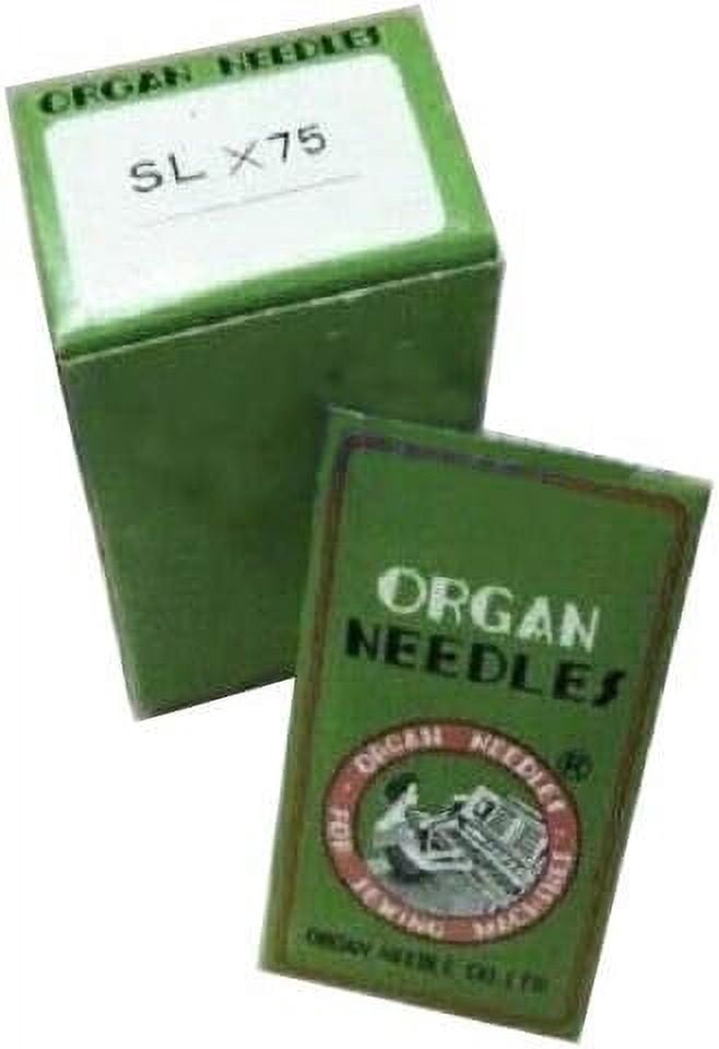 Teamwork 100 Organ 16X75 2054 SLX75 SY2054 Needles for Singer 14U Serger Overlock (Size 14 (Metric 90)