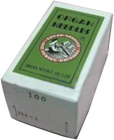 Teamwork 100 Organ 214X1 DDX1 328 Sewing Machine Needles for Singer 45K Consew SK-2R (Size 22 (Metric 140)