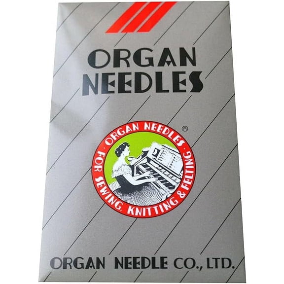 Teamwork 100 Organ 62X57 DVX57 Needles Size#19 Compatible with Singer, KANSAI Special, Pegasus, JUKI