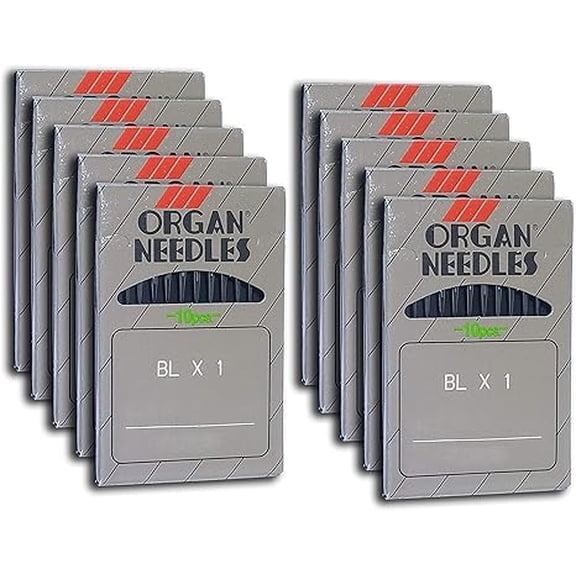 Teamwork 100 Organ BLX1 Portable Serger Needles for Babylock Bernette (Size 14 (Metric 90)