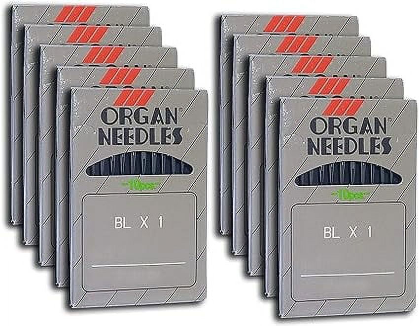 Teamwork 100 Organ Ball-Point BLX1 Portable Serger Needles for Babylock Bernette (16 BP (Metric 100)