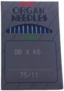 Teamwork 100 Organ DBXK5, DB-K5 Round Shank Commercial Embroidery Machine Needles (Size 12 (Metric 80)