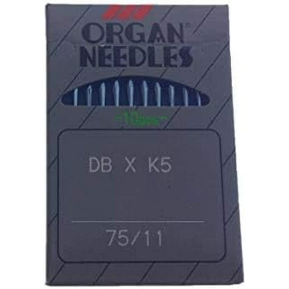 Teamwork 100 Organ DBXK5, DB-K5 Round Shank Commercial Embroidery Machine Needles (Size 12 (Metric 80)
