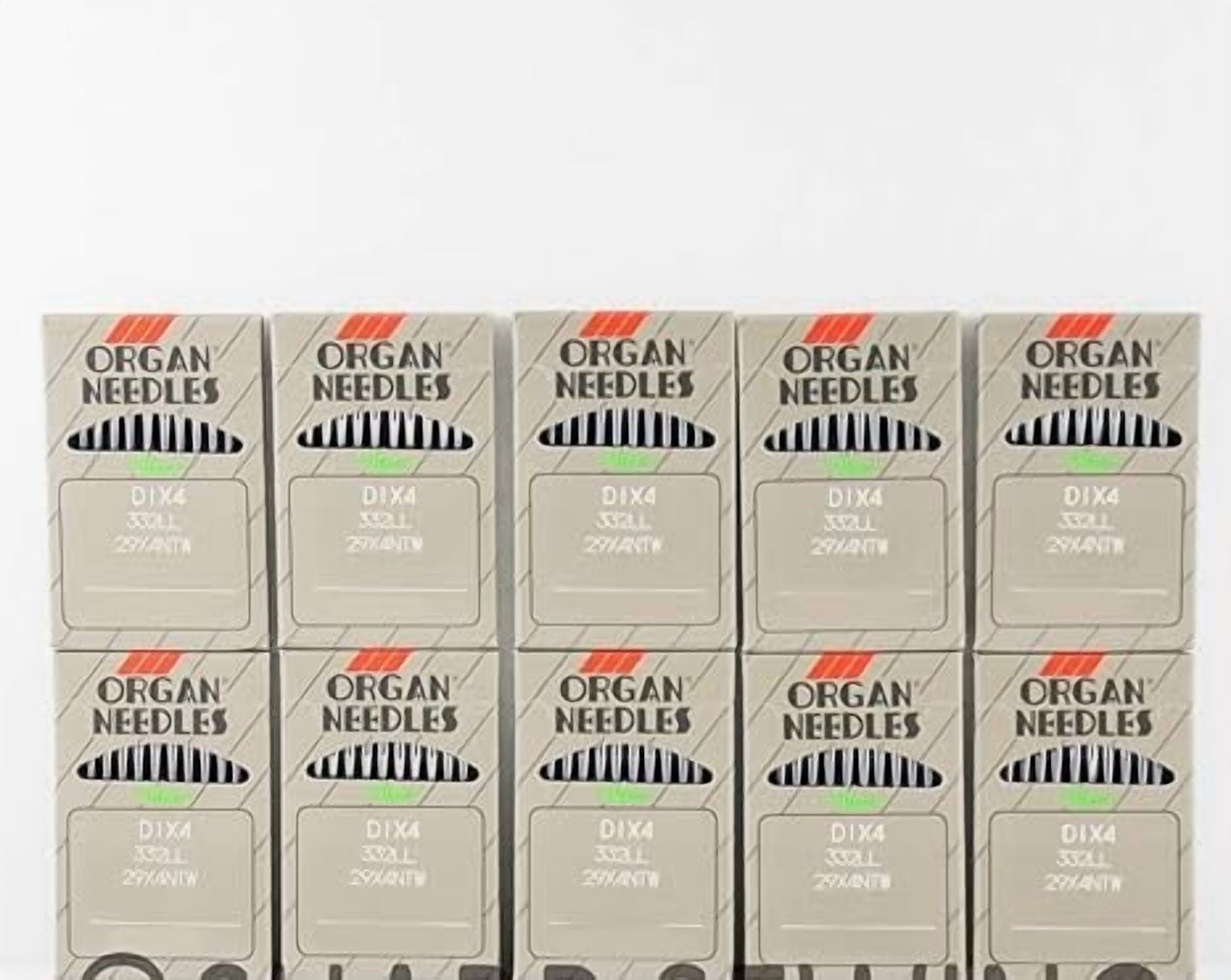 Teamwork 100 Organ Leather Point Sewing Needles #22 29X4, 332LR, 332LL Compatible with Singer 29K 29-4 29