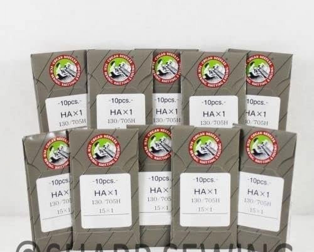 Teamwork 100 Organ Titanium #11 15X1 HAX1 15X1PD Flat Shank Home Universal Sewing Needle