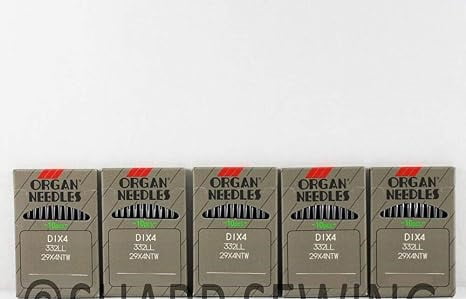 Teamwork 100 Organ Titanium 135X7PD #16 Sewing Machine Needles 135X5PD, DPX5PD, 134 (R)