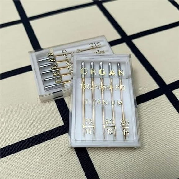 Teamwork 100 Organ Titanium 15X1PD #11 Home Sewing Machine Flat Side Needles HAX1PD