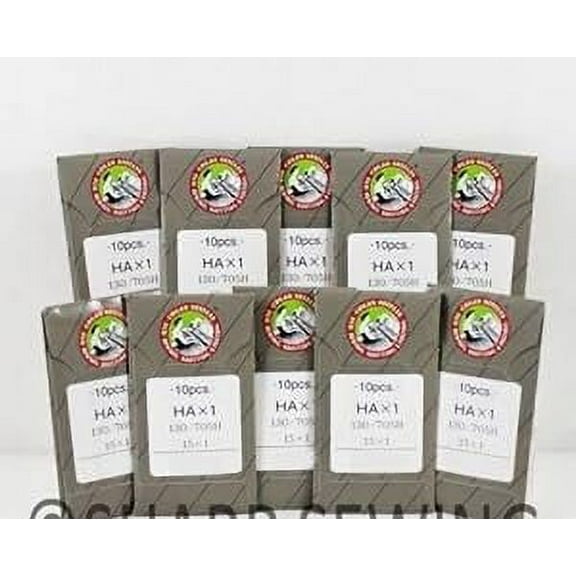 Teamwork 100 Organ Titanium 15X1PD #14 Home Sewing Machine Flat Side Needles HAX1PD