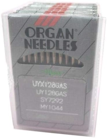 Teamwork 100 Organ UY128GAS UYX128GAS MY1044 Titanium CoverStitch Machine Needles (Size 10 (metric 70)