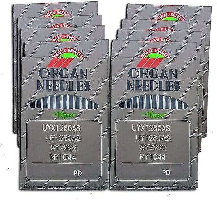 Teamwork 100 Organ UY128GAS UYX128GAS MY1044 Titanium CoverStitch Machine Needles (Size 11 (metric 75)