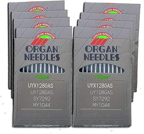 Teamwork 100 Organ UYX128GAS / UY128GAS Ball-Point Industrial CoverStitch Machine Needles (Size 9 (Metric 65)