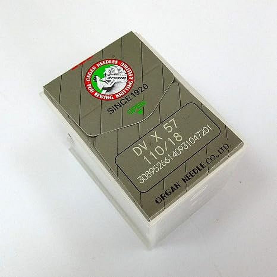 Teamwork 100 Pcs Organ 62X57 Dvx57 Needles for Singer, Kansai Special, Pegasus, Juki (11/75)