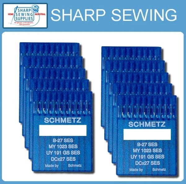 Teamwork 100 SCHMETZ  B-27 SIZE#12/80 OVERLOCK SERGER BALLPOINT NEEDLES DCX27
