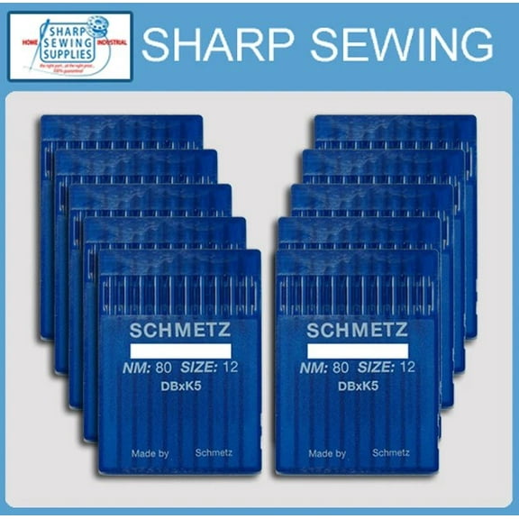 Teamwork 100 SCHMETZ DBXK5 SIZE#14 EMBROIDERY MACHINE NEEDLES for TAJIMA, SWF
