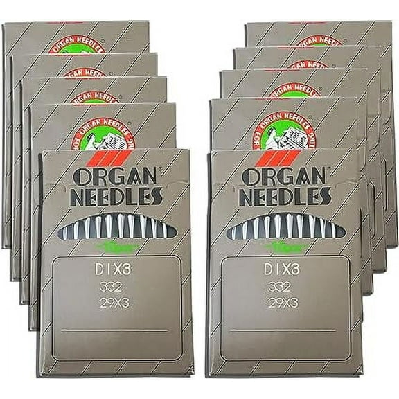 Teamwork 100 SINGER 29K / 29U SEWING MACHINE NEEDLES ORGAN 29X3 DIX3 DIX1 (Size 80 / 12)