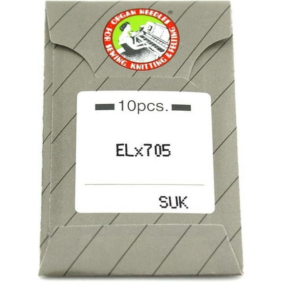 Teamwork 10Pk. Organ ELX705-SUK Ball Point Portable Serger & Coverstitch Machine Needles
