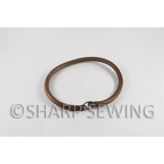 Teamwork 12" (30.5 CM) LEATHER BELT SINGER TREADLE SEWING MACHINE - 1/4" (6mm) ROUND B109