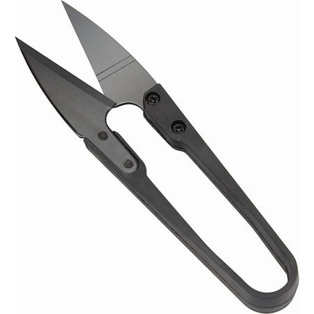 Teamwork 12 PCS. BLACK - METAL SEWING THREAD NIPPERS SNIPS TRIMMING SCISSORS #TC-805B