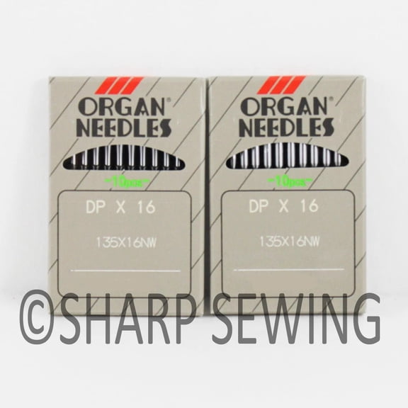 Teamwork 20 ORGAN 135X17 #18 LEATHER POINT NEEDLES 135X16 DPX16 135X16NW