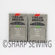 Teamwork 20 ORGAN 175X7 #20 INDUSTRIAL BUTTON SEWER NEEDLES TQX7, 2091
