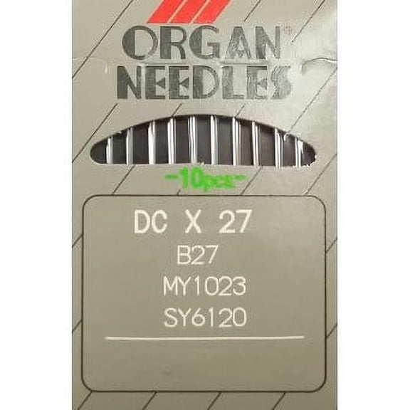 Teamwork 20 ORGAN  B-27 SIZE#9/65 OVERLOCK SERGER BALLPOINT NEEDLES DCX27, B27