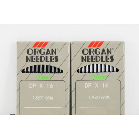 Teamwork 20 ORGAN WEDGEPOINT NEEDLES #22 135X16WP, DPX16 fits CONSEW 227