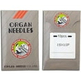 thumbnail image 1 of Teamwork 20 Organ #11 15X1SP HAX1SP Stretch Elastic Home Sewing Machine Needle Flat Shank, 1 of 1