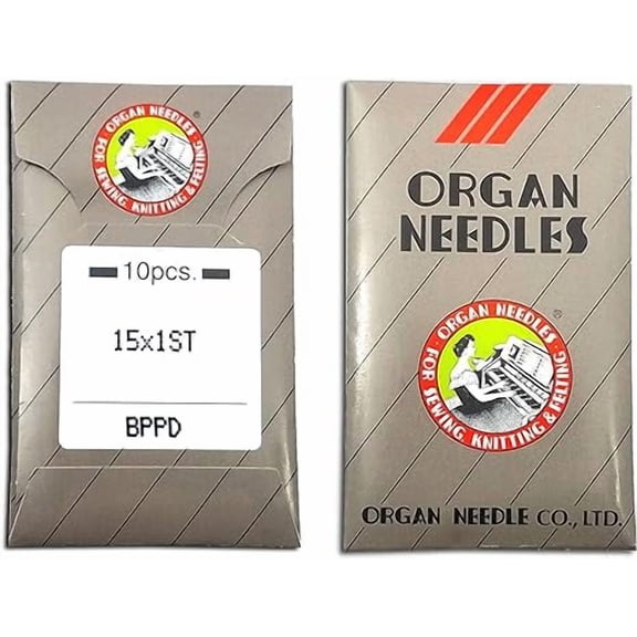 Teamwork 20 Organ #11 15X1ST HAX1ST Titanium Embroidery Large Eye Sewing Machine Needles