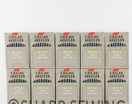 Organ 135x17 Walking Foot Sewing Machine Needles - Size 22 (Pack Of 10)