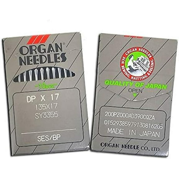 Teamwork 20 Organ 135x17 DPx17 Walking Foot Ball Point Industrial Sewing Needle ~ Multiple Sizes! (Metric Size 90/14)
