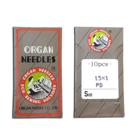 Teamwork 20 Organ 15X1 HAX1 Titanium Flat Shank Home Sewing Machine Needles ~ Multiple Sizes! (65/9)