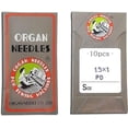 thumbnail image 1 of Teamwork 20 Organ 15X1 HAX1 Titanium Flat Shank Home Sewing Machine Needles ~ Multiple Sizes! (80/12), 1 of 1