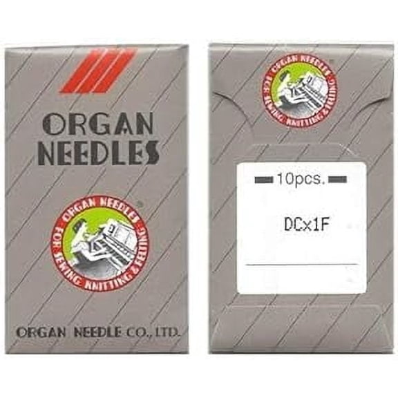 Teamwork 20 Organ DCX1F Serger Overlock Needles Size 16 & 18 for Babylock, Simplicity, Pfaff + Free Needle Threader