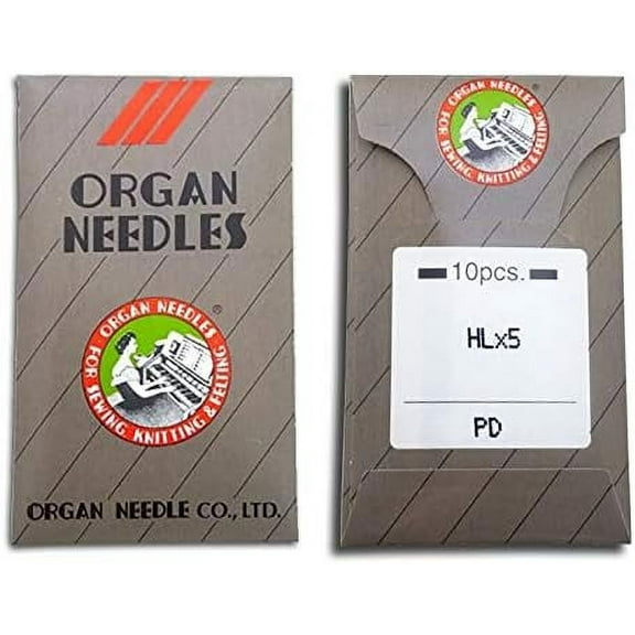 Teamwork 20 Organ HLX5 TITATNIUM (PD) High Speed Needles for Quilting, Jeans, Applique or Heavy Embroidery ~ Multiple Sizes! (Metric 70/10)