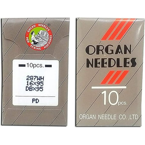 Teamwork 20 Organ Industrial Single Needle LOCKSTITCH Titanium (PD) Round Shank Needles DBX1 16X257 16X231 16X95 1738 Multiple Sizes! (Metric 130/21)